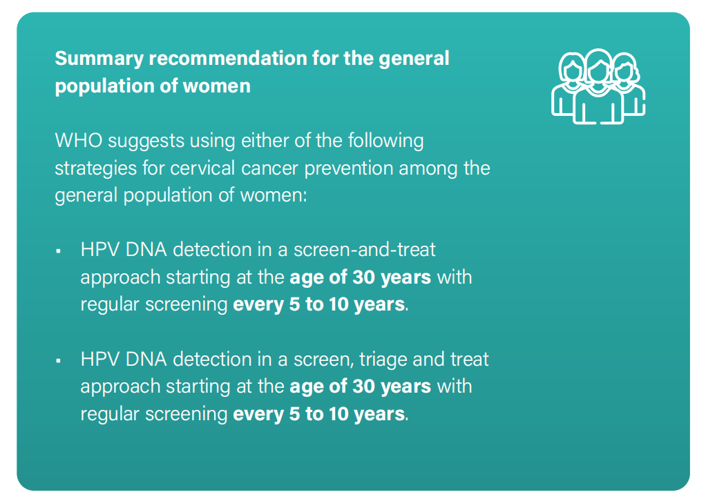 WHO發(fā)布宮頸癌防治新版指南，「推薦HPV-DNA 檢測(cè)為宮頸癌首選篩查方法」